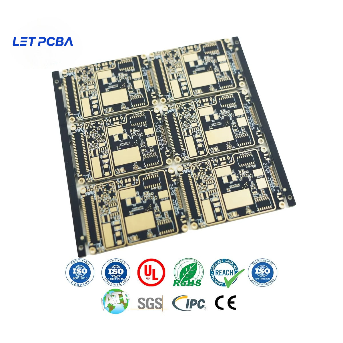 High-quality Rapid Prototyping PCB & PCBA Assembly Bendable Boards for Cameras Polyimide Materials 100% AOI Tested